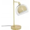 Atmosphera GLAMOUR Naktinė šviesa aukso spalvos, metalas ir stiklas, 48 cm