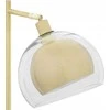 Atmosphera GLAMOUR Naktinė šviesa aukso spalvos, metalas ir stiklas, 48 cm