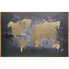 Bikuvalt Paveikslas drobė su rėmu Pasaulio žemėlapis 88x58x4,3 cm Atmosphera 162269