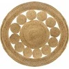 ATMOSPHERA Carpet Dekoratyvinis kilimas iš džiuto, Ø 120 cm, apvalus