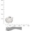 Atmosphera Piggy Bank su kukurūzais, balta spalva
