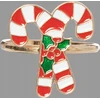 Atmosphera Kalėdiniai servetėlių žiedai, metaliniai, 2 vnt