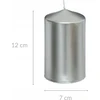 Atmosphera Cilindrinė žvakė, blizgi, 12 cm