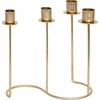 Žvakidė Atmosphera 204307, metalas, H20 cm, aukso