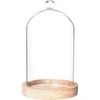 Bikuvalt Padėklas su stikliniu gaubtu D12xH19 cm Atmosphera 145133