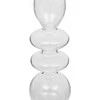 Žvakidė skaidri stiklinė D9xH22 cm Atmosphera 198207
