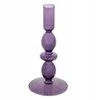 Bikuva.lt Žvakidė violetinė stiklinė D9xH19,5 cm Atmosphera 193778A