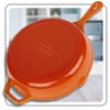 Atusa EMALIUOTA KETINIO KEPTUVE 26 cm HAGE ORANŽINĖ