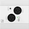 Audac AUDAC NWP320/W Tinklo garso įvesties skydelis - 2 x XLR + 3,5 mm lizdas + BT (4 CH) Balta versija