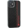 Audi Carbon Fiber Stripe Apple iPhone 11 / Xr 6.1″ juodos spalvos kietas dėklas AUS-TPUPCIP11-R8/D1-BK