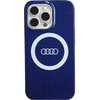 Audi IML Big Logo MagSafe Dėklas Apple iPhone 13 Pro / 13 6.1″ mėlynos spalvos hardcase AU-IMLMIP13P-Q5/D