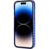 Audi IML Big Logo MagSafe Dėklas Apple iPhone 14 Pro Max 6.7″ mėlynos spalvos hardcase AU-IMLMIP14PM-Q5/D