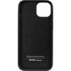 Audi Genuine Leather Apple iPhone 12 / 12 Pro 6.1″ juodos spalvos kietas dėklas AU-TPUPCIP12 P-Q8/D1-BK