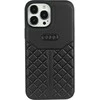 Audi Genuine Leather Apple iPhone 13 Pro Max 6.7″ juodos spalvos kietas dėklas AU-TPUPCIP13 PM-Q8/D1-BK