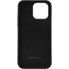 Audi Silicone Dėklas Apple iPhone 14 Pro Max 6.7″ juodos spalvos kietas dėklas AU-LSRIP14PM-Q3/D1-BK