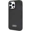 Audi Silicone Dėklas Apple iPhone 14 Pro Max 6.7″ juodos spalvos kietas dėklas AU-LSRIP14PM-Q3/D1-BK