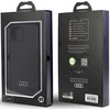 Audi Silicone Dėklas Apple iPhone 14 / 15 / 13 6.1″ juodos spalvos kietas dėklas AU-LSRIP14-Q3/D1-BK