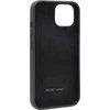 Audi Silicone Dėklas Apple iPhone 14 / 15 / 13 6.1″ juodos spalvos kietas dėklas AU-LSRIP14-Q3/D1-BK