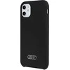 Audi telefono dėklas iPhone 11 AU-LSRIP11-Q3/D1-BK juodas hard telefono dėklas Silikoninis