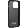 Audi Synthetic Leather Apple iPhone 13 Pro / 13 6.1″ juodos spalvos kietas dėklas AU-TPUPCIP13 P-TT/D1-BK
