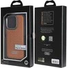 Apple iPhone 14 Pro Audi Synthetic odinis dėklas MagSafe (AU-TPUPCMIP14P-GT/D3-BN) rudos spalvos
