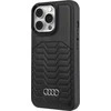 Audi Synthetic Leather MagSafe Apple iPhone 13 Pro Max 6.7″ juodos spalvos kietas dėklas AU-TPUPCMIP13 PM-GT/D3-BK