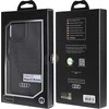 Audi Synthetic Leather MagSafe Apple iPhone 13 Pro Max 6.7″ juodos spalvos kietas dėklas AU-TPUPCMIP13 PM-GT/D3-BK