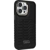Audi Synthetic Leather MagSafe Apple iPhone 14 Pro 6.1″ juodos spalvos kietas dėklas AU-TPUPCMIP14P-GT/D3-BK