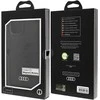 Audi Synthetic Leather MagSafe Apple iPhone 15 Plus / 14 Plus 6.7″ juodos spalvos kietas dėklas AU-TPUPCMIP15M-GT/