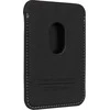 Kortelių dėklas Audi Eko oda Wallet Card Slot MagSafe (AU-MSCH-Q3/D1-BK) juodos spalvos
