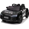 Elektromobilis Audi R8 Policja, Juodas