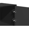 Highboard Juodas 68x35x106,5 cm Mediena ir metalas