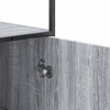 Highboard Gray Sonoma inžinerinis medis ir metalas