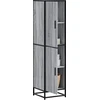 Highboard Gray Sonoma inžinerinis medis ir metalas