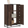 Highboard Rudas ąžuolas 68x35x106,5 cm Mediena ir metalas