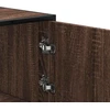 Highboard Rudas ąžuolas 68x35x106,5 cm Mediena ir metalas