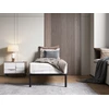 Auping Lovos rėmas BED ALU 80x200 Metalinis Medinės Juostos Modernus Juodas
