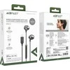 Acefast L1 į ausis įkišamos ausinės su Lightning jungtimi, mikrofonas ir nuotolinis valdymas 1.2 m – juodos spalvos
