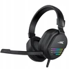 Baracuda BGH-011 juodos ausinės su RGB mikrofonu