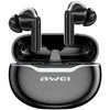 Ausinės Awei Bluetooth 5.3 T50 ENC juodos spalvos