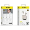 Belaidės Ausinės AWEI TA19 ANC Bluetooth 6.0 TWS + įkrovimo dėklas beige