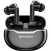 Ausinės Awei Bluetooth 5.3 T50 ENC juodos spalvos