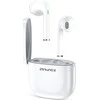 Bluetooth 5.0 TWS ausinės + AWEI Docking Station (T28) baltos spalvos
