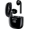 Bluetooth 5.0 TWS ausinės + AWEI įkrovimo stotelė (T28P) juodos spalvos