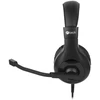 Ausinės C-Tech C-TECH Ausinės MHS-05U USB do PC juoda
