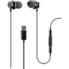 Ausinės Cellular Line Cellularline USB-C In Ear Ausinės su mikrofonu juoda