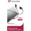 Ausinės Cellular Line Juodas CLASSIC UNIV. MIC EARPHONE