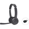 Carruzzo Conceptronic POLONA04BA Ausinės be mikrofono ir ausinės su mikrofonu Vielinis ir Bevielis Su lankeliu Skambučiai / muzika C tipo USB Bluetooth Juoda