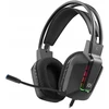 Ausinės Defender Ausinės su mikrofonu GOTHIC RGB USB juoda