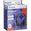 DEFENDER Stereo ausinės Gryphon 751 juodas kabelis 2 m